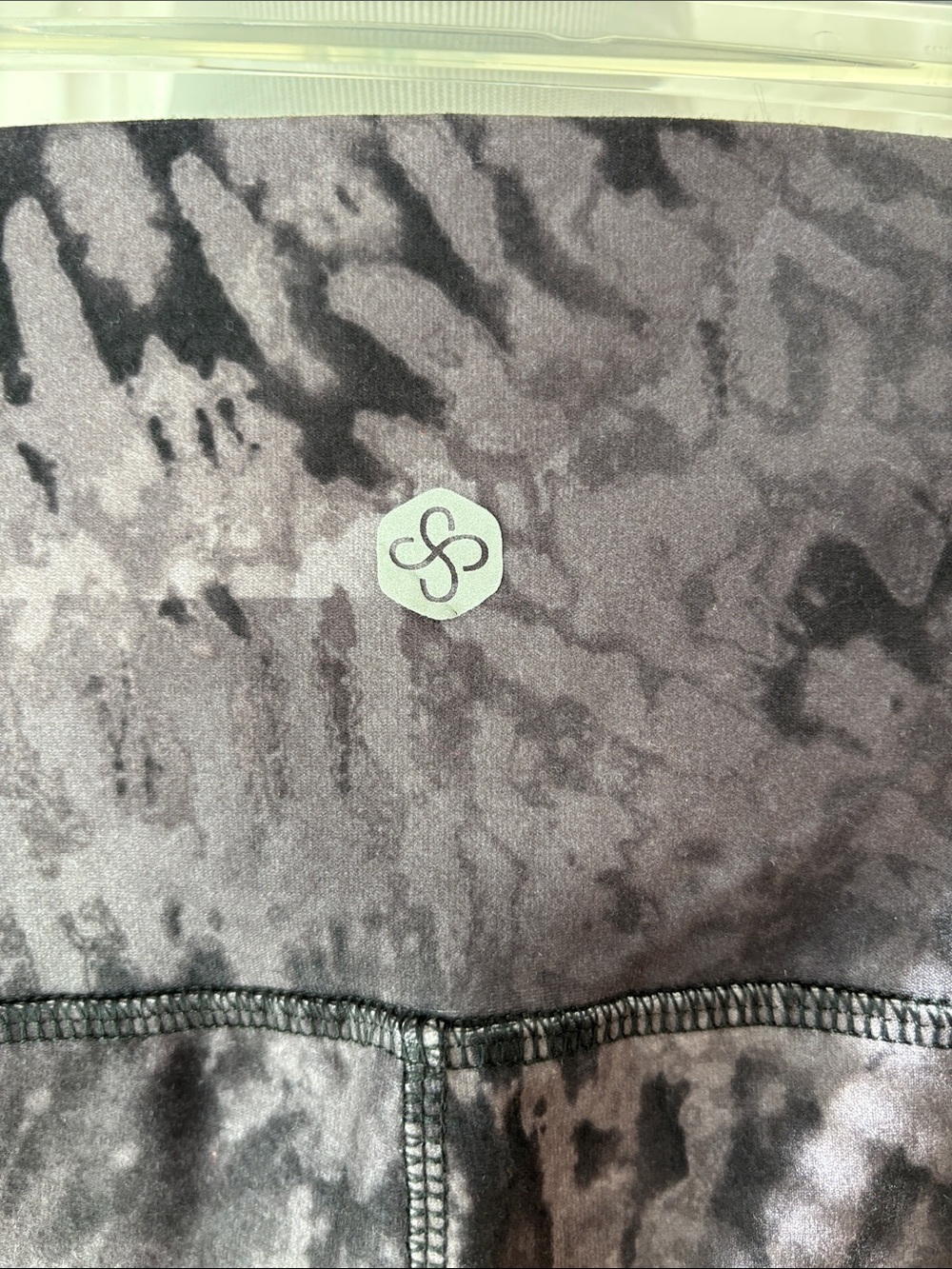 NWT Scorpio Sol Women's High-Waist Tie-Dye Leggings - Charcoal - Picture 3 of 7